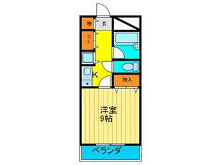 コンチネンタル太子橋の物件間取画像